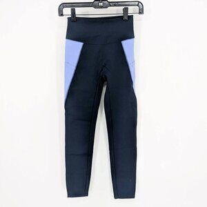 Zuda Regular Z-Stretch Knit‎ Colorblocked Leggings Pant Women's Size XXS